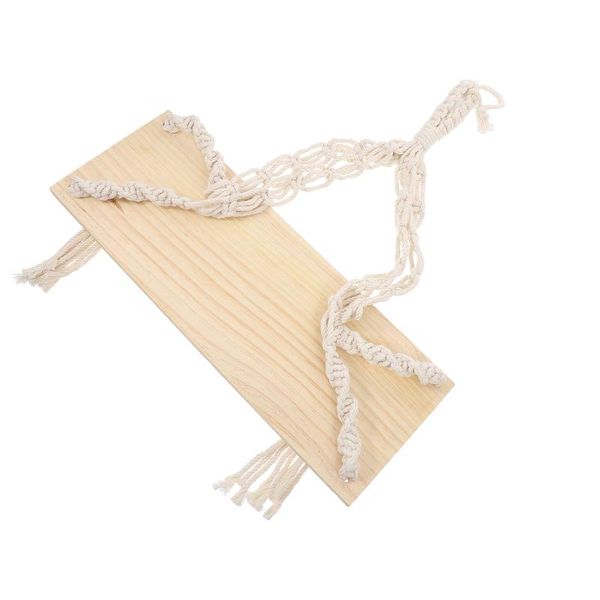 clothing & wardrobe storage 1pc wall shelf living room woven cotton swing rope wooden plate rack
clothing & wardrobe storage 1pc wall shelf living room woven cotton swing rope wooden plate rack