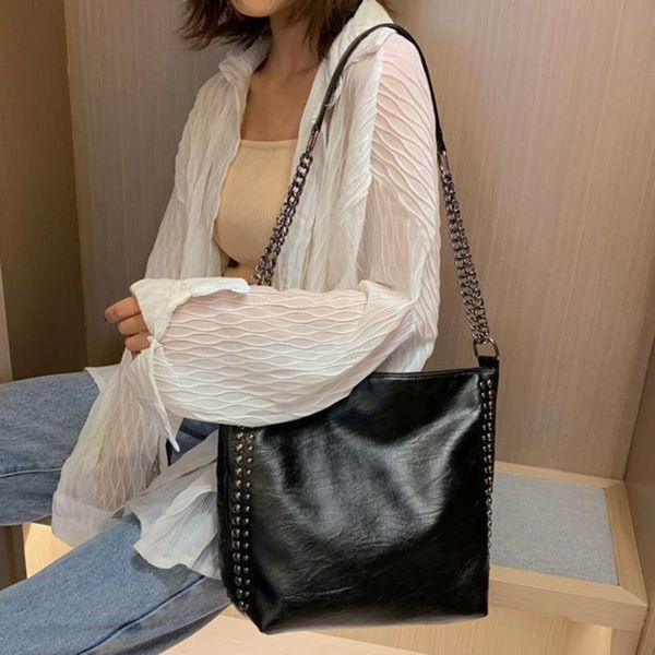 evening bags women casual rivet shoulder bag female chain crossbody pu leather handbags tote sac a main
evening bags women casual rivet shoulder bag female chain crossbody pu leather handbags tote sac a main