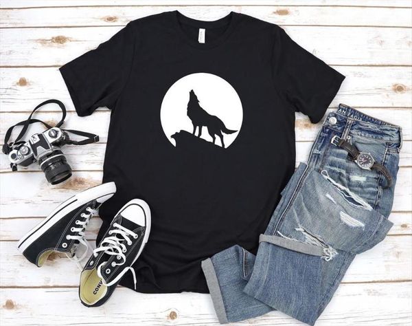 howling wolf moon print women t shirt short sleeve o neck loose ladies causal tee clothes, White
howling wolf moon print women t shirt short sleeve o neck loose ladies causal tee clothes, White