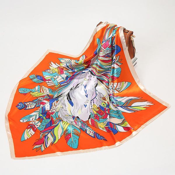 scarves 2021 luxury women silk scarf design print neck lady foulard hijab headband neckerchief bandana shawls wrap, Blue;gray
scarves 2021 luxury women silk scarf design print neck lady foulard hijab headband neckerchief bandana shawls wrap, Blue;gray