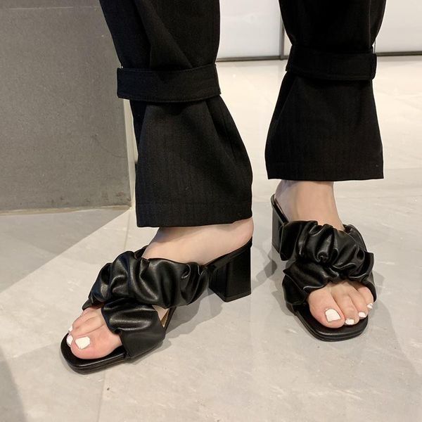 slippers allbitefo size 34-42 fold design genuine leather sheepskin insole women sandals heels summer street flip flops, Black
slippers allbitefo size 34-42 fold design genuine leather sheepskin insole women sandals heels summer street flip flops, Black