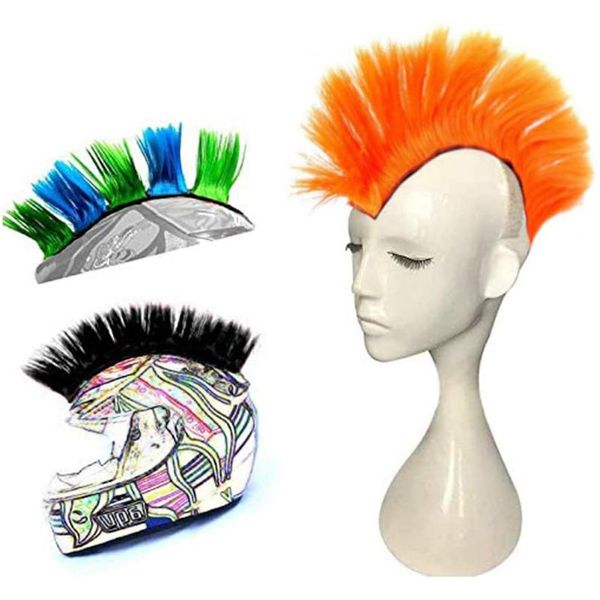 motorcycle helmets cycling universal bicycle stick on synthetic wigs racing solid outdoor accessories hair sticker helmet hawks mohawk
motorcycle helmets cycling universal bicycle stick on synthetic wigs racing solid outdoor accessories hair sticker helmet hawks mohawk