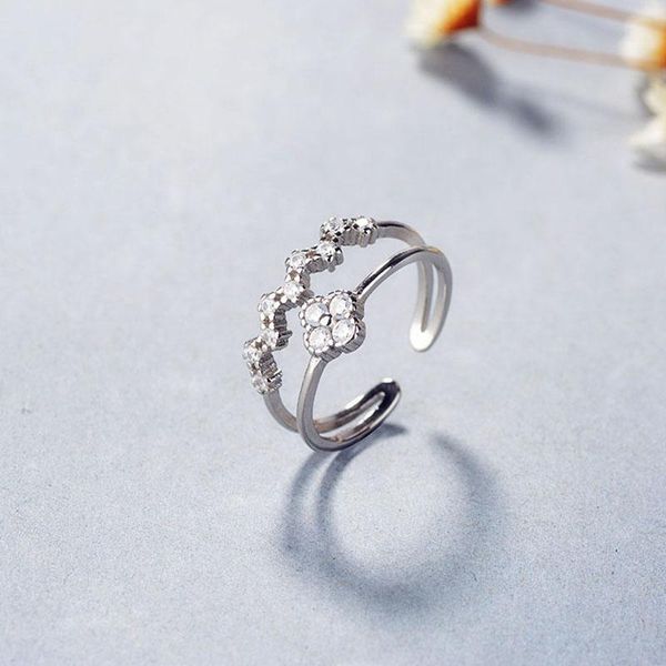 cluster rings foxanry minimalist 925 sterling silver creative flowers for women couples engagement jewelry exquisite accessories gift, Golden;silver
cluster rings foxanry minimalist 925 sterling silver creative flowers for women couples engagement jewelry exquisite accessories gift, Golden;silver