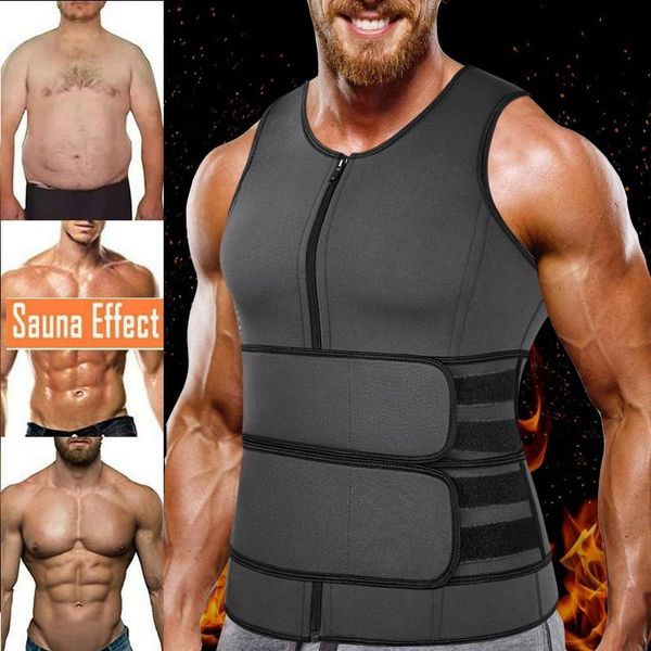 gym clothing men body shaper waist trainer sauna suit sweat vest slimming underwear weight loss shirt fat burner workout tank shapewear, White;black
gym clothing men body shaper waist trainer sauna suit sweat vest slimming underwear weight loss shirt fat burner workout tank shapewear, White;black