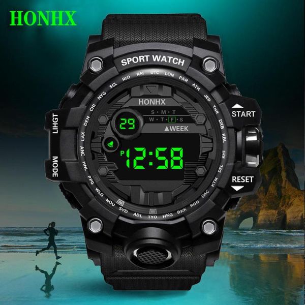 wristwatches honhx mens women digital led watch date sport men outdoor electronic watchs reloj hombre fn70, Slivery;brown
wristwatches honhx mens women digital led watch date sport men outdoor electronic watchs reloj hombre fn70, Slivery;brown