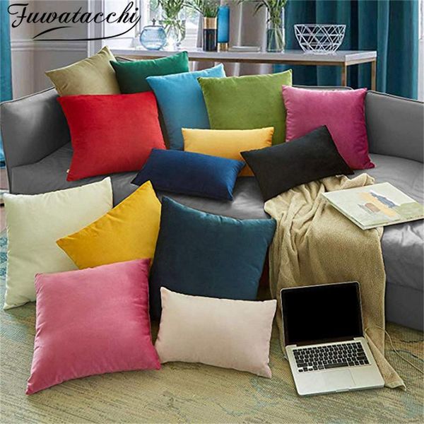cushion/decorative pillow fuwatacchi solid velvet cases cushion cover luxury decorative covers for sofa bed home funda cojin pillows 45cm
cushion/decorative pillow fuwatacchi solid velvet cases cushion cover luxury decorative covers for sofa bed home funda cojin pillows 45cm