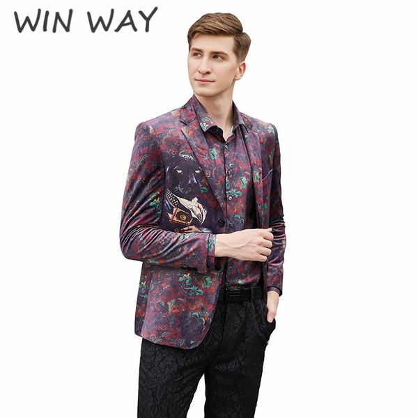 men's suits & blazers win way purple suit flower print jacket male 4xl big size cotton men fancy masculino, White;black
men's suits & blazers win way purple suit flower print jacket male 4xl big size cotton men fancy masculino, White;black