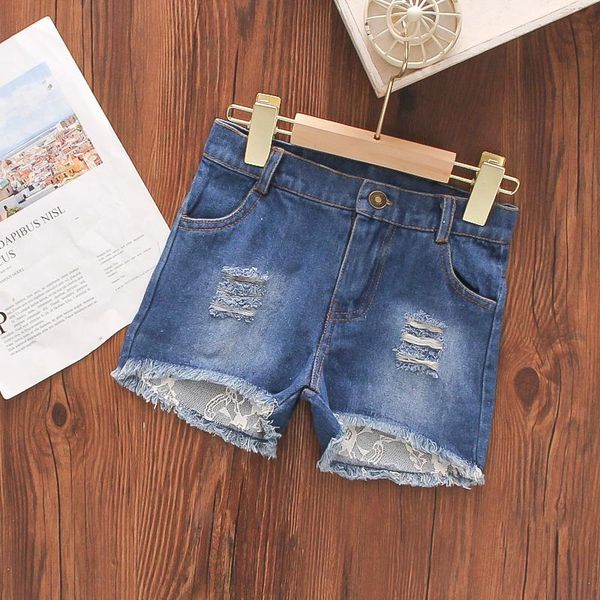 shorts girls' denim children's clothing for girls casual hole all-match pants, Black
shorts girls' denim children's clothing for girls casual hole all-match pants, Black