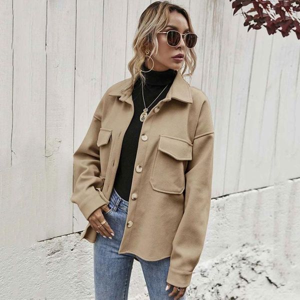 women's wool & blends autumn blend coat women woolen jacket female winter loose coats for 2021, Black
women's wool & blends autumn blend coat women woolen jacket female winter loose coats for 2021, Black