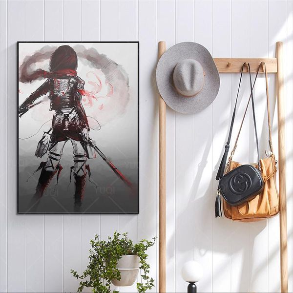 paintings mikasa shingeki no kyojin attack on titan anime home decor canvas poster print decoration art wall picture living room painting
paintings mikasa shingeki no kyojin attack on titan anime home decor canvas poster print decoration art wall picture living room painting