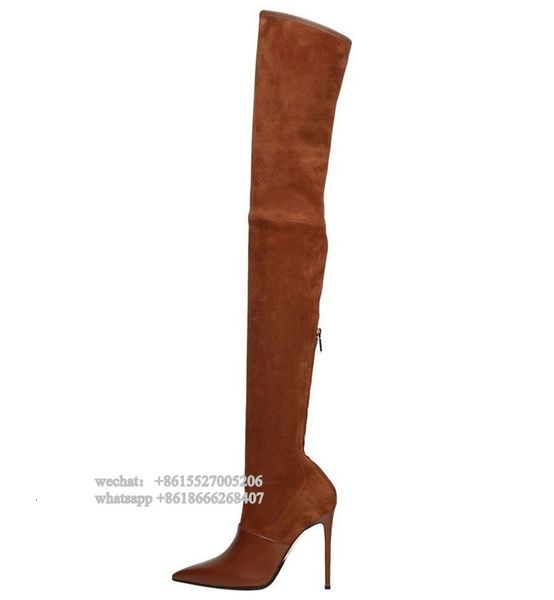 boot manna pointed leather suede heels on the knee thigh high women's winter boots fine adjustment gladiator spoils, Black
boot manna pointed leather suede heels on the knee thigh high women's winter boots fine adjustment gladiator spoils, Black