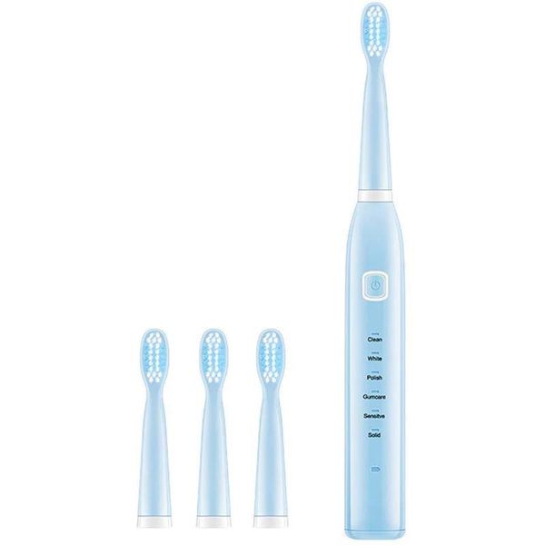 smart electric toothbrush sonic with 6 modes waterproof rechargeable for adults 4 brush heads
smart electric toothbrush sonic with 6 modes waterproof rechargeable for adults 4 brush heads