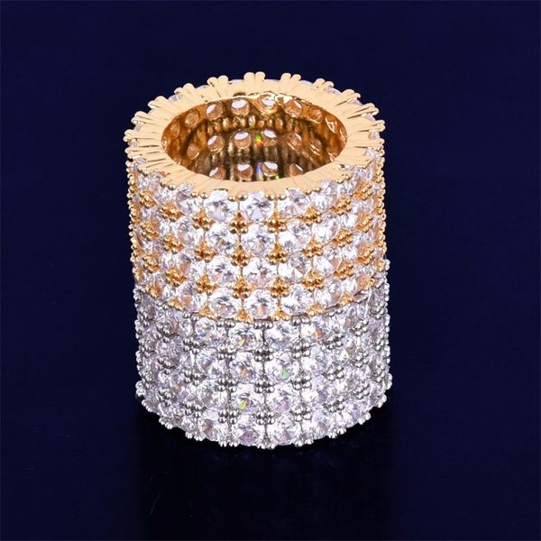 13mm size 6-12 4 rows tennis ring copper gold silver cubic zircon iced out rings hip hop jewelry 99 u2, Golden;silver
13mm size 6-12 4 rows tennis ring copper gold silver cubic zircon iced out rings hip hop jewelry 99 u2, Golden;silver