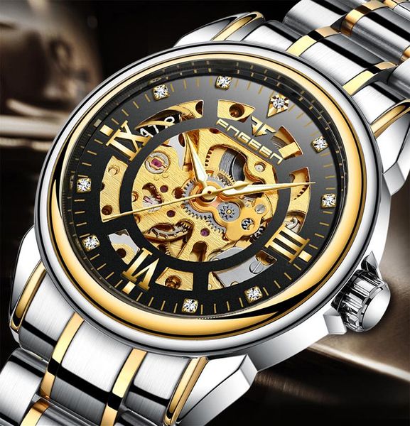 luxury stainless steel watch men hollow automatic mechanical wristwatch male gold crystal waterproof clock mens watches wristwatches, Slivery;brown
luxury stainless steel watch men hollow automatic mechanical wristwatch male gold crystal waterproof clock mens watches wristwatches, Slivery;brown