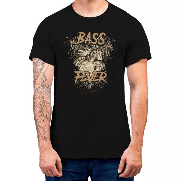 Men's Fishing Cool T-shirt Bass Fever Cool Gift Fishing T-shirt 100% Cotton, White;black
Men's Fishing Cool T-shirt Bass Fever Cool Gift Fishing T-shirt 100% Cotton, White;black