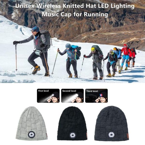 cycling caps & masks upgraded bluetooth 5.0 lighting hat led wireless musical beanie rechargeable knitted cap with headlig, Black
cycling caps & masks upgraded bluetooth 5.0 lighting hat led wireless musical beanie rechargeable knitted cap with headlig, Black