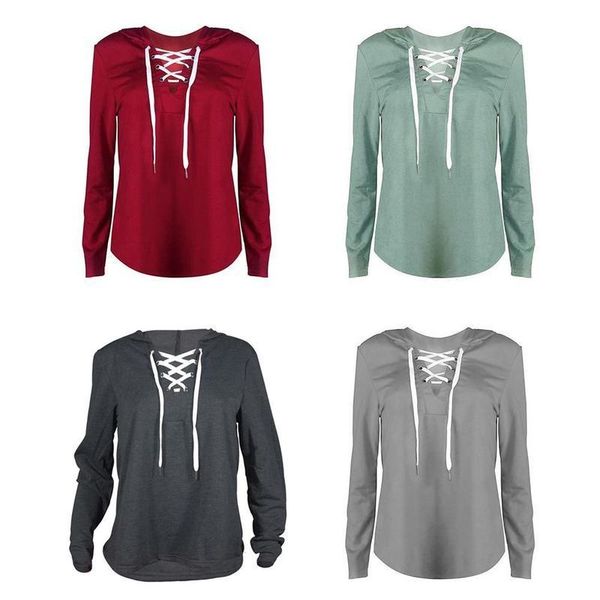 women's hoodies & sweatshirts autumn women hoodie fashion ladies long sleeve front lace up v-neck casual girls, Black
women's hoodies & sweatshirts autumn women hoodie fashion ladies long sleeve front lace up v-neck casual girls, Black