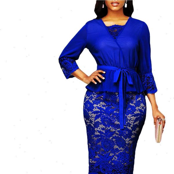 womens dress summer autumn women elegant patchwork lace long party casual plus size slim office pencil dresses, Black;gray
womens dress summer autumn women elegant patchwork lace long party casual plus size slim office pencil dresses, Black;gray