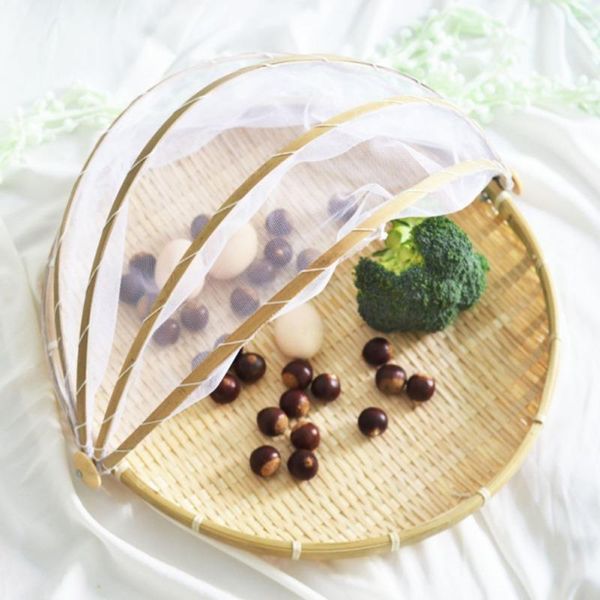 storage baskets bamboo anti-mosquito foldable hand-woven vegetable food tent fruit dustproof cover home supplies
storage baskets bamboo anti-mosquito foldable hand-woven vegetable food tent fruit dustproof cover home supplies
