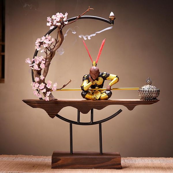 fragrance lamps wukong backflow incense burner ceramic wood chinese zen monkey king holder living room ornaments incensario home decor
fragrance lamps wukong backflow incense burner ceramic wood chinese zen monkey king holder living room ornaments incensario home decor