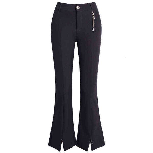 women's casual capris women's clothing korean version split drop feeling pants micro trumpet fashion, Black;white
women's casual capris women's clothing korean version split drop feeling pants micro trumpet fashion, Black;white