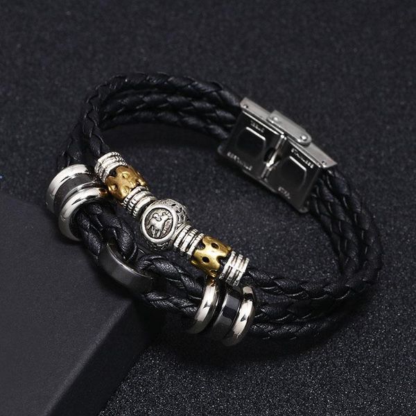 charm bracelets 2021 12 zodiac sign bracelet men leather astrology scorpio constellations wristband jewelry drop nm07, Golden;silver
charm bracelets 2021 12 zodiac sign bracelet men leather astrology scorpio constellations wristband jewelry drop nm07, Golden;silver