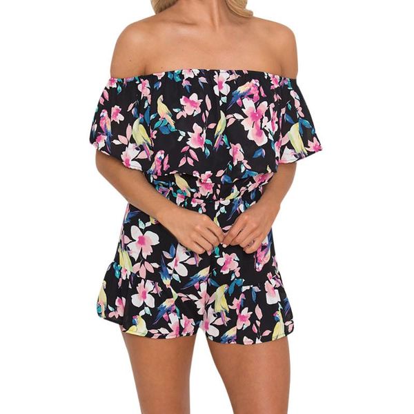 women's jumpsuits & rompers fashion women off shoulder floral bird print mini playsuit ladies summer one piece shorts jumpsuit for beac, Black;white
women's jumpsuits & rompers fashion women off shoulder floral bird print mini playsuit ladies summer one piece shorts jumpsuit for beac, Black;white