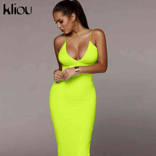 kliou sensual women v-neck dress solid neon color sleeveless skinny long dress female fashion vacation clothes vestidos y1204, Black;gray
kliou sensual women v-neck dress solid neon color sleeveless skinny long dress female fashion vacation clothes vestidos y1204, Black;gray