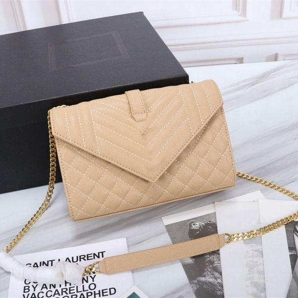 designer shoulder bags luxury handbags enveloppe fashion chain bag women clutch purses diamond caviar flapbag small grain embossed leather c 
designer shoulder bags luxury handbags enveloppe fashion chain bag women clutch purses diamond caviar flapbag small grain embossed leather c