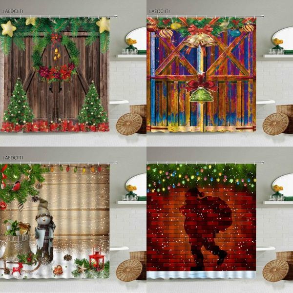 shower curtains retro christmas theme curtain old wooden door tree snowman year farm party gift bathroom screen home decor
shower curtains retro christmas theme curtain old wooden door tree snowman year farm party gift bathroom screen home decor