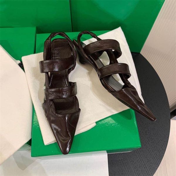 soft leather women sandals pointy cover toe sandalias de las mujeres spike heels sandale a talon slingback summer shoes pumps, Black
soft leather women sandals pointy cover toe sandalias de las mujeres spike heels sandale a talon slingback summer shoes pumps, Black