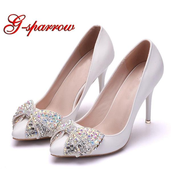 dress shoes ab rhinestone butterfly-knot high heel pointed toe women pumps white 9cm heels wedding party prom size 41, Black
dress shoes ab rhinestone butterfly-knot high heel pointed toe women pumps white 9cm heels wedding party prom size 41, Black