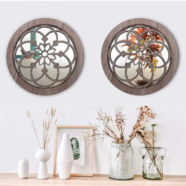 wall clocks modern simple wall-mounted decoration with mirror round wooden retro hanging ornament for home living room hks99
wall clocks modern simple wall-mounted decoration with mirror round wooden retro hanging ornament for home living room hks99