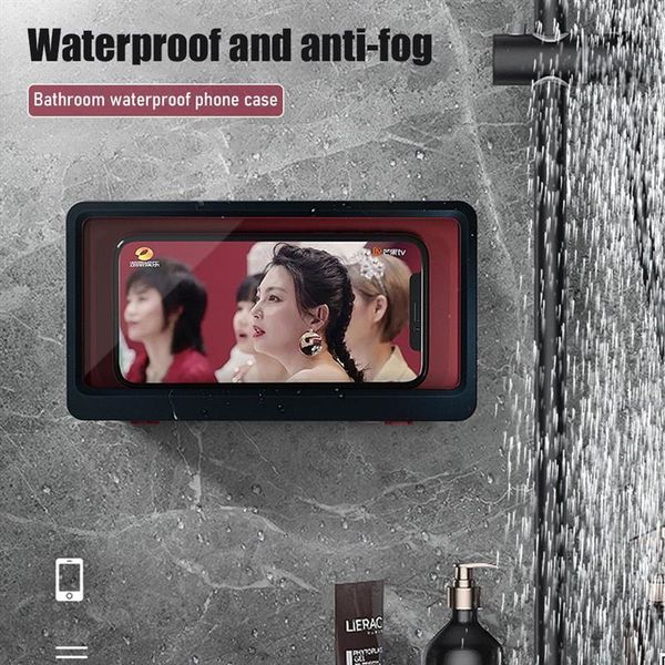 cell phone mounts & holders shower holder bathroom waterproof case box anti-fog wall mount touch screen shell for kitchen
cell phone mounts & holders shower holder bathroom waterproof case box anti-fog wall mount touch screen shell for kitchen