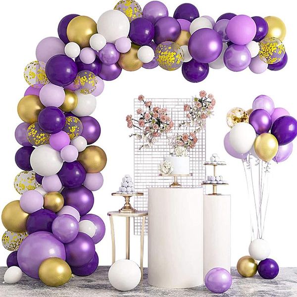 party decoration 125 pieces latex arch garland purple white blue rose gold balloons confetti for wedding birthday
party decoration 125 pieces latex arch garland purple white blue rose gold balloons confetti for wedding birthday