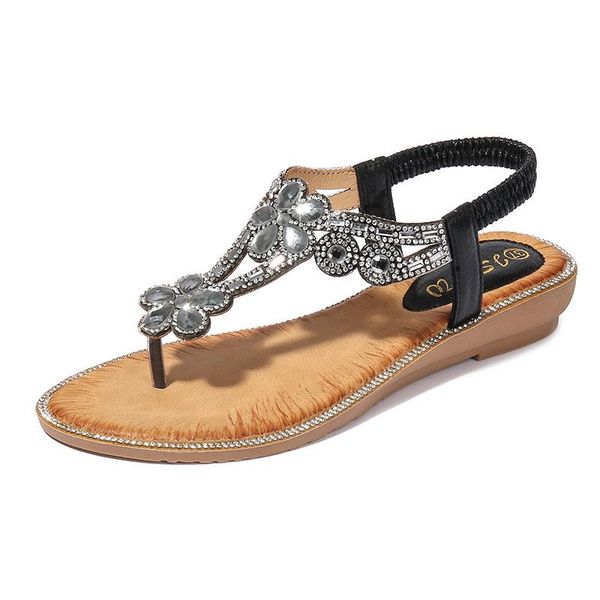 sandals 2021 fashion women's shoes flat flip flops rhinestones outdoor beach summer comfortable casual, Black
sandals 2021 fashion women's shoes flat flip flops rhinestones outdoor beach summer comfortable casual, Black