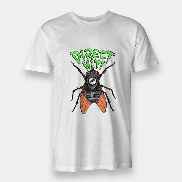 direct hit pop punk men's t-shirt white, White;black 
direct hit pop punk men's t-shirt white, White;black