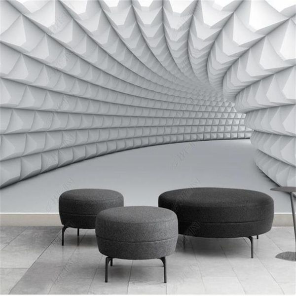 custom size 3d po wallpaper mural livingroom bed room solid geometry tunnel picture sofa tv backdrop for wall wallpapers
custom size 3d po wallpaper mural livingroom bed room solid geometry tunnel picture sofa tv backdrop for wall wallpapers