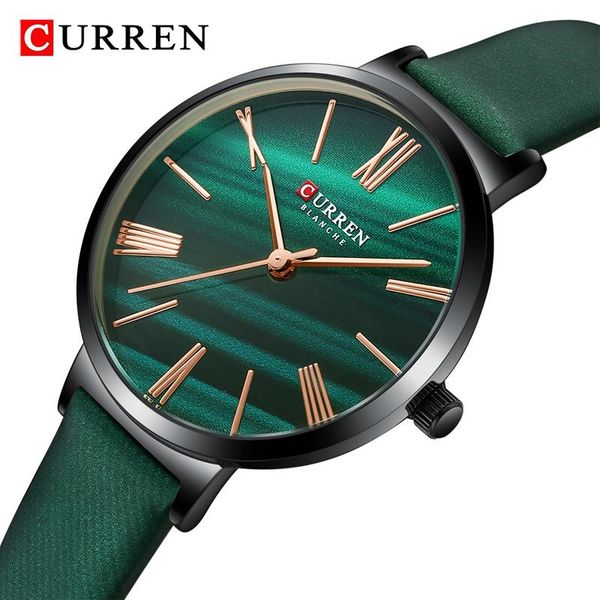 wristwatches curren luxury watches for women malachite green quartz dress ladies bracelet wristwatch with leather female clock waterproof, Slivery;brown
wristwatches curren luxury watches for women malachite green quartz dress ladies bracelet wristwatch with leather female clock waterproof, Slivery;brown