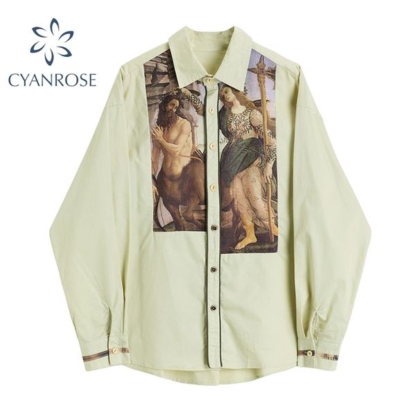 character shirts women lapel single breasted blouse vintage long sleeve cardigan elegant spring loose casual ulzzang 210430, White
character shirts women lapel single breasted blouse vintage long sleeve cardigan elegant spring loose casual ulzzang 210430, White