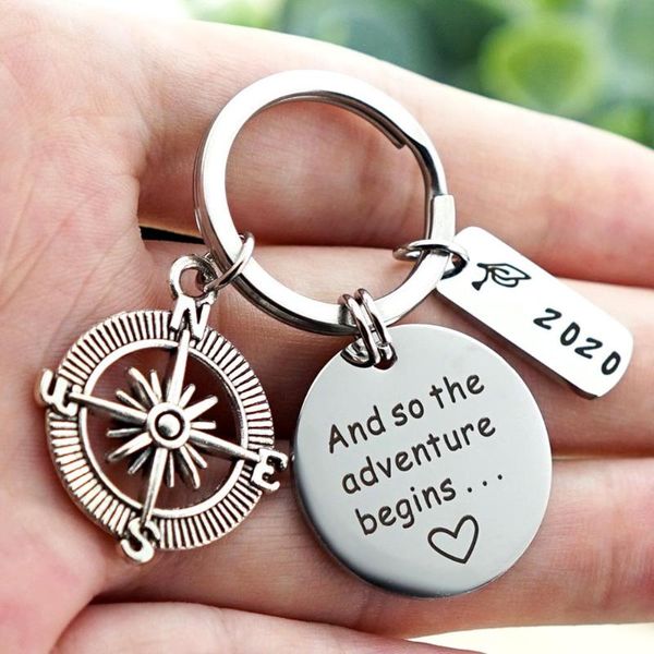 keychains 2pcs 2021 and so the adventure begins pendant keychain key ring graduation car jewelry accessory gift for friends, Silver
keychains 2pcs 2021 and so the adventure begins pendant keychain key ring graduation car jewelry accessory gift for friends, Silver