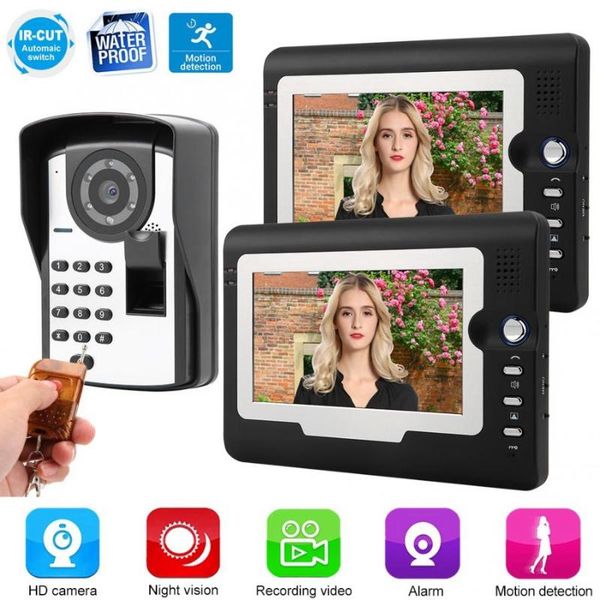 other door hardware 7in tft video phone wired intercom doorbell fingerprint password remote unlock intelligent sensor
other door hardware 7in tft video phone wired intercom doorbell fingerprint password remote unlock intelligent sensor