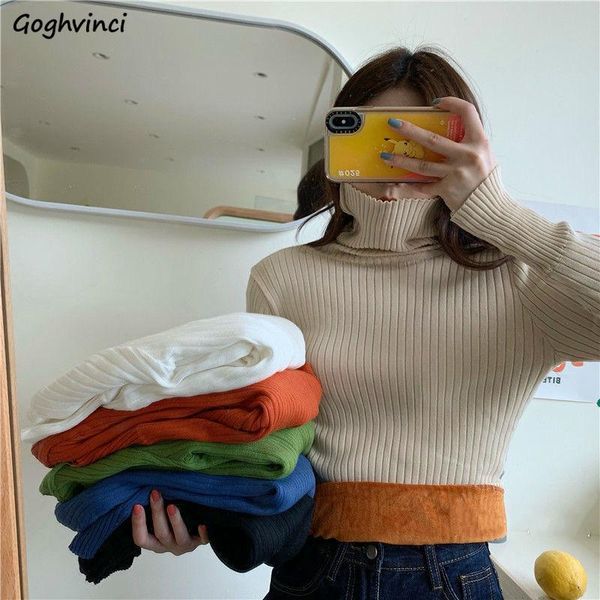 women's sweaters turtleneck sweater women basic plus velvet thickening knitted womens solid all-match ulzzang slim ins elasticity fashi, White;black
women's sweaters turtleneck sweater women basic plus velvet thickening knitted womens solid all-match ulzzang slim ins elasticity fashi, White;black