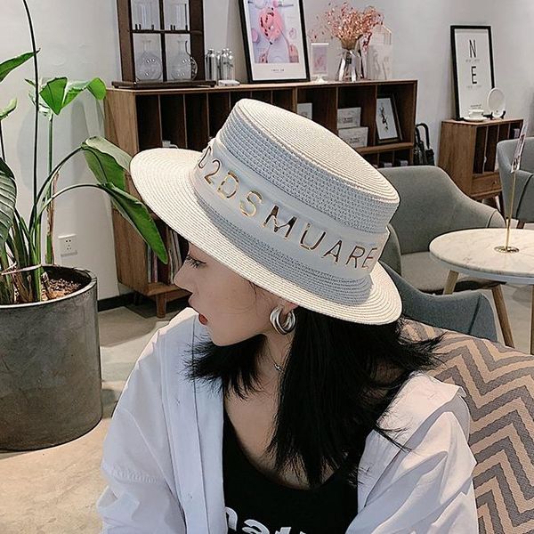 wide brim hats bucket hat women's big straw letter decoration flat fisherman female retro beach vacation sun, Blue;gray
wide brim hats bucket hat women's big straw letter decoration flat fisherman female retro beach vacation sun, Blue;gray