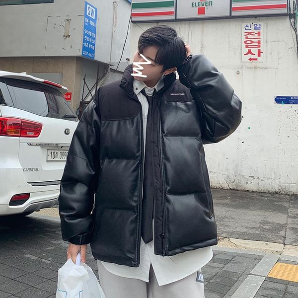 men's down & parkas men leather japanese streetwear bubble coat 2021 mens winter oversized vintage puffer male korean fashion, Black
men's down & parkas men leather japanese streetwear bubble coat 2021 mens winter oversized vintage puffer male korean fashion, Black