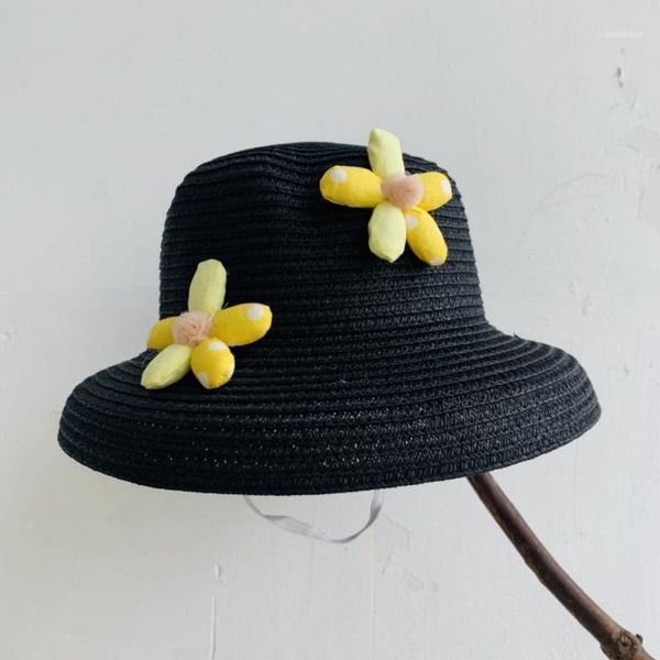 spring and summer children's straw hat outing sun high-flower girl baby seaside beach caps & hats11, Yellow
spring and summer children's straw hat outing sun high-flower girl baby seaside beach caps & hats11, Yellow