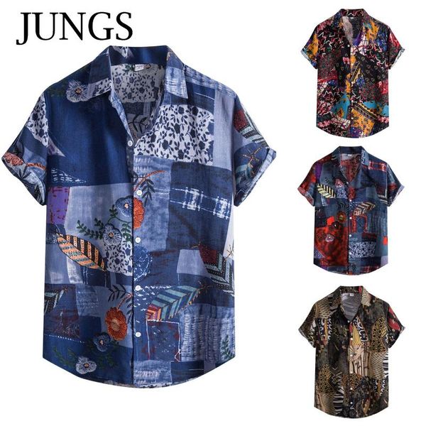men's casual shirts fashion shirt short sleeve loose summer quick dry print harajuku streetwear 2021, White;black
men's casual shirts fashion shirt short sleeve loose summer quick dry print harajuku streetwear 2021, White;black