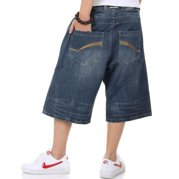 men's jeans trend cargo shorts men casual denim straight loose baggy pockets man clothing, Blue
men's jeans trend cargo shorts men casual denim straight loose baggy pockets man clothing, Blue