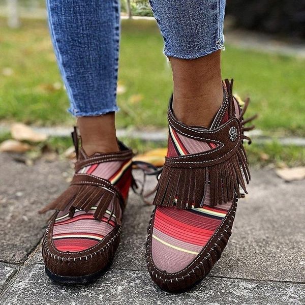boots 2021 women tassel stripe ankle women's sewing warm woman flats female shoe ladies casual hook loops footwear plus size, Black
boots 2021 women tassel stripe ankle women's sewing warm woman flats female shoe ladies casual hook loops footwear plus size, Black