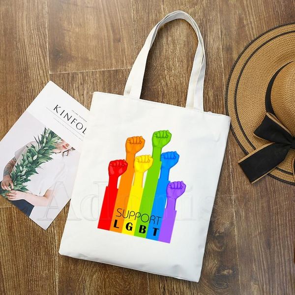 shopping bags lesbian rainbow lgbt pride ladies handbags cloth canvas tote bag travel eco reusable shoulder shopper de tela
shopping bags lesbian rainbow lgbt pride ladies handbags cloth canvas tote bag travel eco reusable shoulder shopper de tela